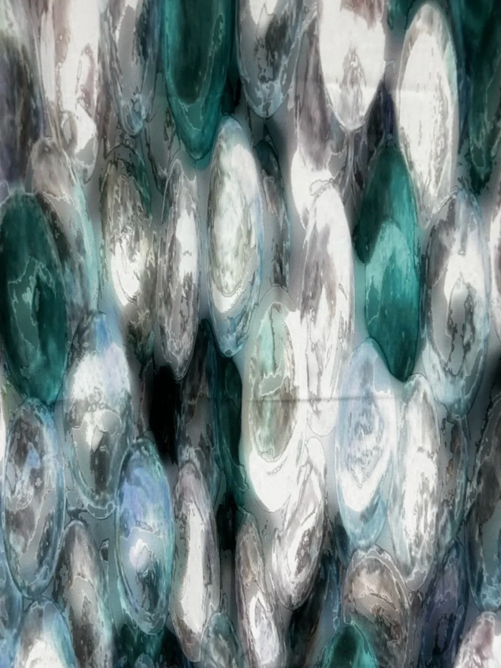 Wayfair Blue Green Watercolor Abstract Curtain Panels 82 Inch Rod Pocket Curtain